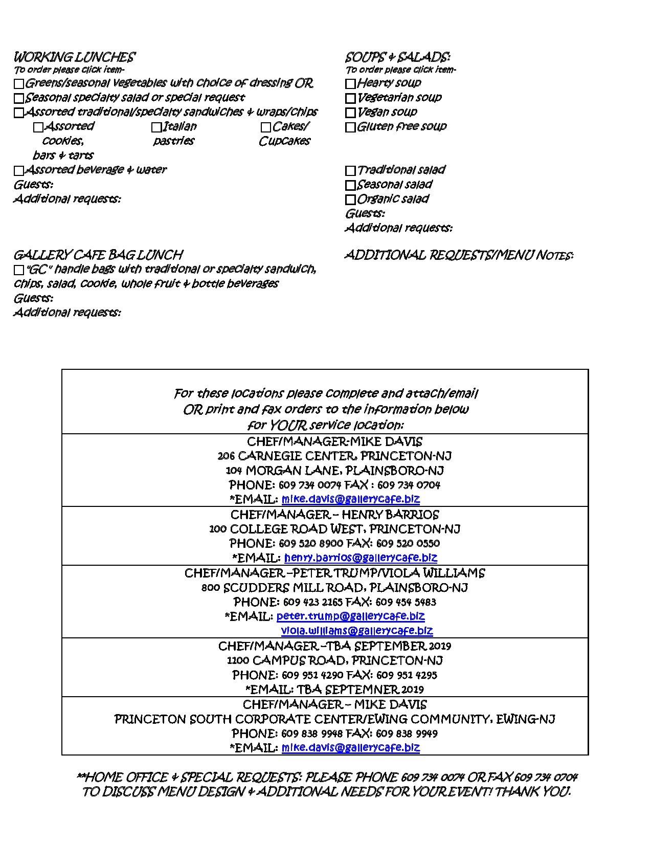 catering request forms catering order form template word